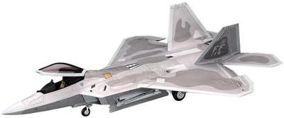 Hasegawa US Air Force Luftüberlegenheitsjäger Raptor Kunststoffmodell Dual Use PT45 1/48 F-22