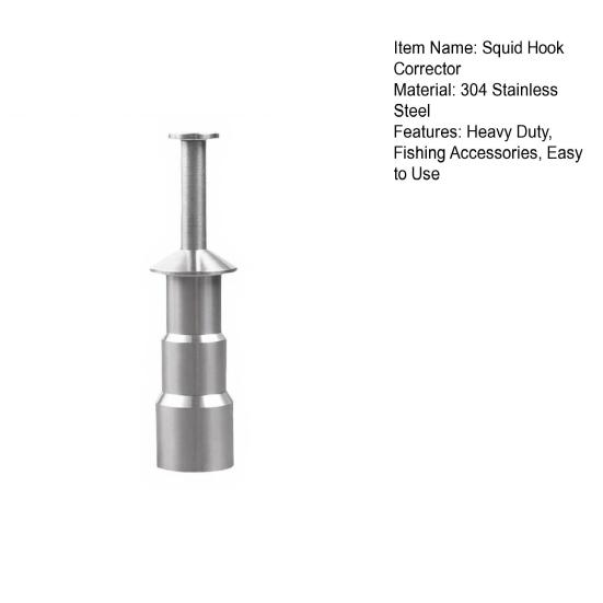 Stainless Steel Squid Hook Corrector Ergonomic Octopus Jig Hook Deformation Repairer Fixer Maintenance Tools Fishing Tackle Accessories