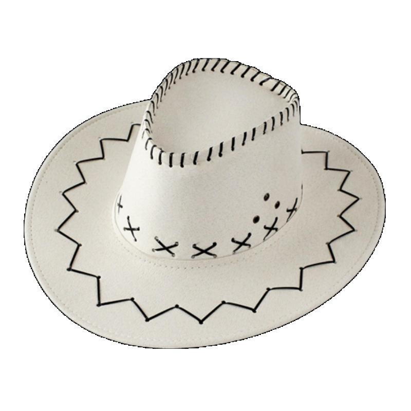 Fashion Simple Adult Kids Cowboy Hat Western Child Cowgirl Hats Halloween Birthday Costumes Accessories Holiday Decorations