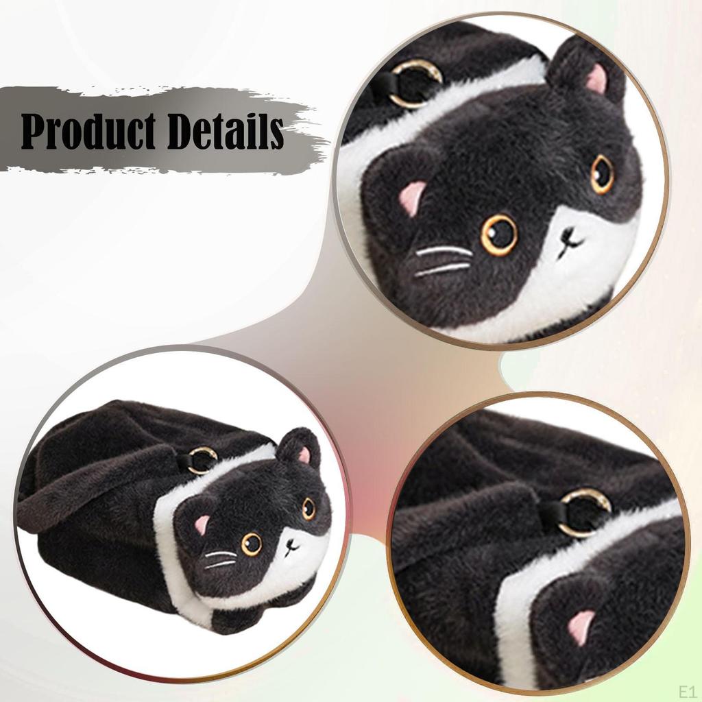 Cat Car Tissue Holder Auto Accessories, Creative, Universal, Cute Soft Decoration Cartoon Box