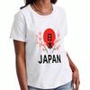Japan Dragon Raunisex Wounisex's Cotton T Shirt,Pure Cotton Premium Print,Durable,Casual And Fashionable,Featuring A Cool Dragon Eating Raunisex In Ja