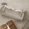 Office Desk Tissue Case Faux Leather Box, Minimalist Napkin Holder for Living Bathroom Cover Room Desk, Decorative Dispenser Facial Tissues Dining Box
