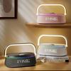 Multifunction Wireless Bluetooth Speaker with Charging, Desktop Clock, Alarm, Subwoofer, Night Light, and Stand