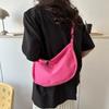 Chic Single Shoulder Women's Bag 2023 Summer New Casual Commuting Tote Bag Street Style Trendy Oxford Fabric
