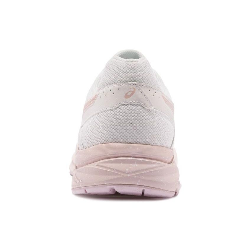 Asics Gel-Contend 4 Comfortable Fresh Fabric Synthetic Leather Cushioning Breathable Low-Top Casual Running Shoes Women sneaker White Pink T8D9Q-105