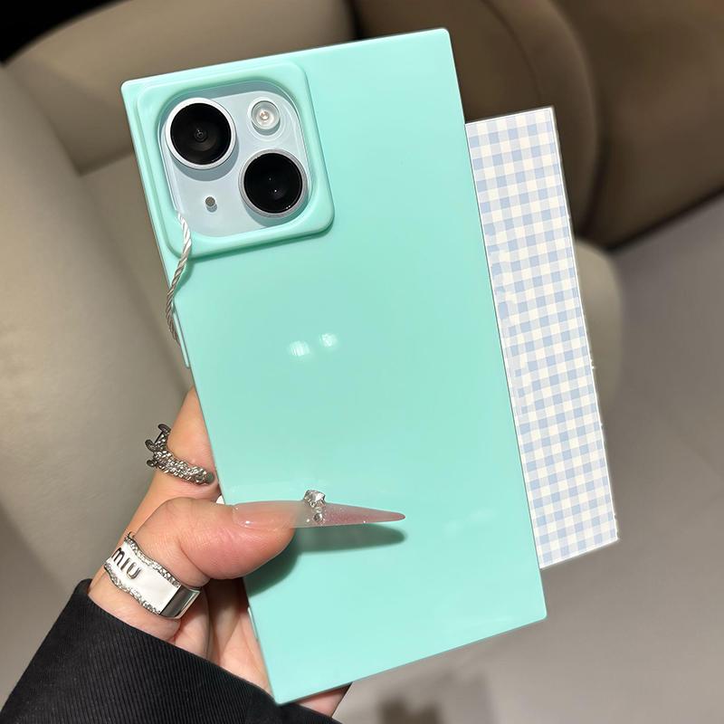 Candy Color Soft Silicone Shockproof Phone Case For iPhone 17 Air 16 15 14 Plus 13 12 11 Pro Max Right Angle Bumper Back Cover