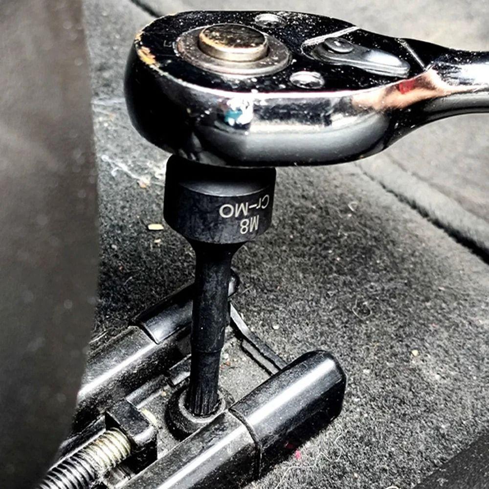 1Pcs Long Bit Electric Drill Socket Adapter Metric 1/2 Inch Shank Socket Wrench