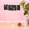 10Pcs Mini Tafel Tafel Wordpad Nachricht Hinweis Memo Board Halter Clip Home House Party