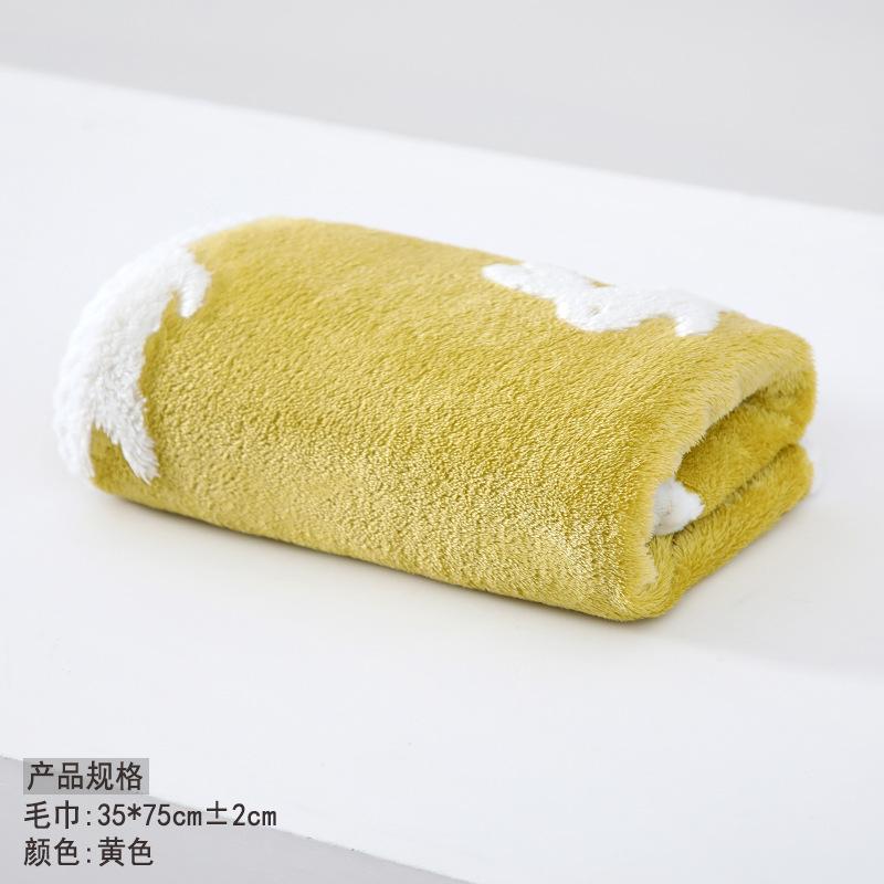 

Полотенце Новое Жаккардовое Коралловый Флис Полосатая Текстура Мягкое Впитывающее Бытовое Полотенце для Лица Полотенце для Рук Picture specification