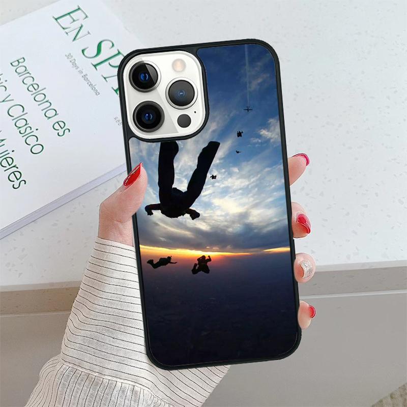 Paragliding Sport Phone Case Cover For iPhone 17 Air 15 16 16e 14 13 Pro Max Fundas 12 11 Pro Max PLUS 7PLUS Mobile