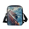 Train shoulder bag, large capacity, lightweight, compact, printed new style, best school companion for boys, girls and children