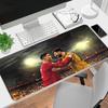 1Pc Football Heroes Embrace Gaming Mouse Pad Keyboard Desk Mat Non-slip Rubber Lock Edge Waterproof Computer Mousepad for Office Home Decor S1157