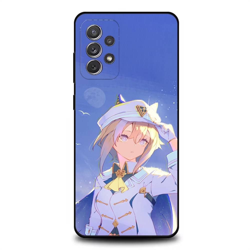 

Uma Musume Pretty Derby Phone Case For Samsung S 25,24,23,22,30,21,10,9,Ultra,Plus,Lite,FE,4,5G Black Soft Case SamsungS24