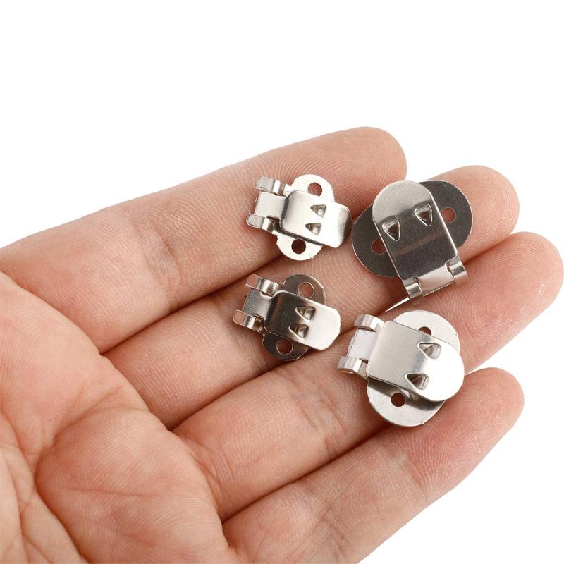 10 buc/lot Catarame artizanale pentru pantofi, accesorii, culoare argintie, oțel inoxidabil, cu flori pentru pantofi, cleme ornamentale