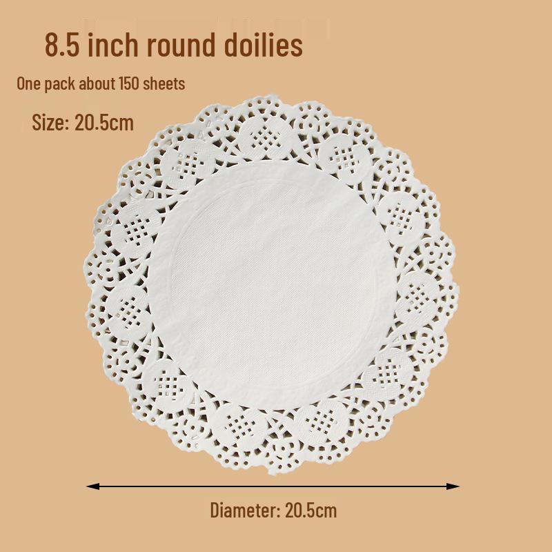 Rectangular Lace Paper Mat: Oil-Absorbing Paper for Kitchen, Baking, and Snacks