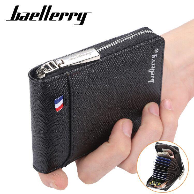 Baellerry Men's Creative Multi-Card Accordion Wallet Holder