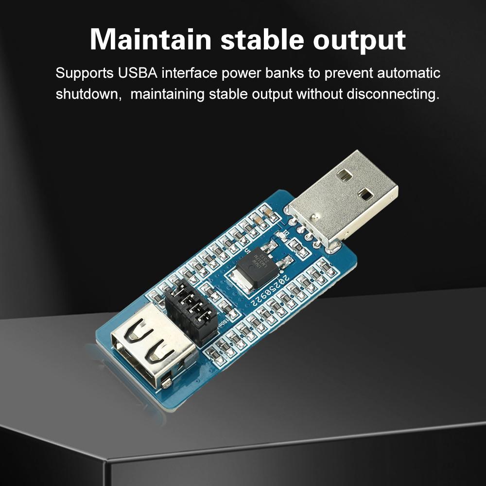 USB A Powerbank Virtuelle Last Anti-Abschaltmodul Ladeschutzwerkzeug/DC5V Stromversorgungserweiterung USB Stromverteilermodul
