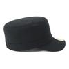 Military Work Cap Hat Special Order 7 Basic [New Era] Black/Black - 1/2 WM-01