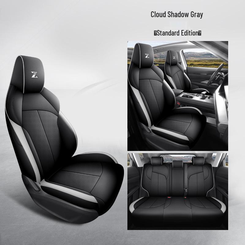Oshan Z6 Universal Full Leather Car Seat Cushion, All-Season Model