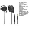 Wired Earphone Ear-hook with Microphone 3.5mm Ports Not In-ear Wire Phone Headset Sports Supply