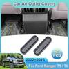Air Outlet Covers Fit For Ford Ranger T9 2025 2025 2025 2025 T6 Car Under Rear Seat Ventilation Conditioner Vent ABS Accessories