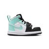Air Jordan 1 Mid TD Tropical Twist Baby Sneakers Green White Black 640735-132