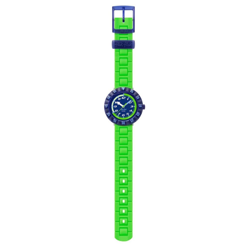 Swatch Flick Flak NEONBRICK FCSP132 Green Watch Boys'