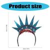 Couronne Festives Déesse Liberty Bandeaux d'Halloween pour Femmes Headpiece Cosplay pour Parades et Rassemblements Communautaires