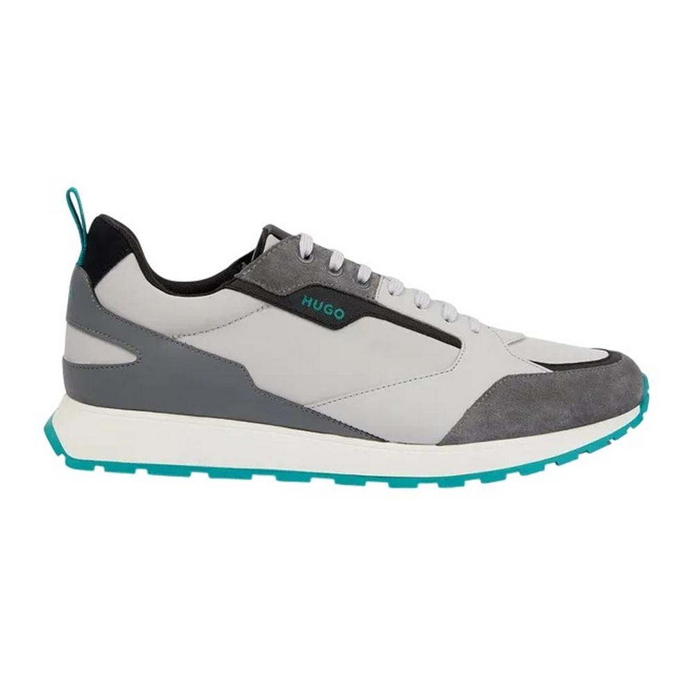 Hugo Mens Icelin Suede Panel Running Trainers