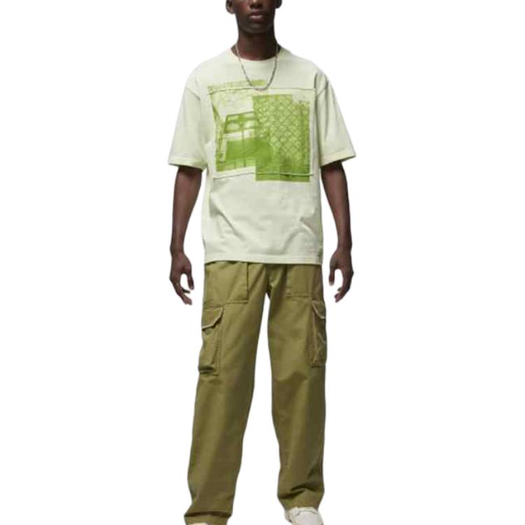 Jordan T Shirt Asia Version Men's Green FD4247-303