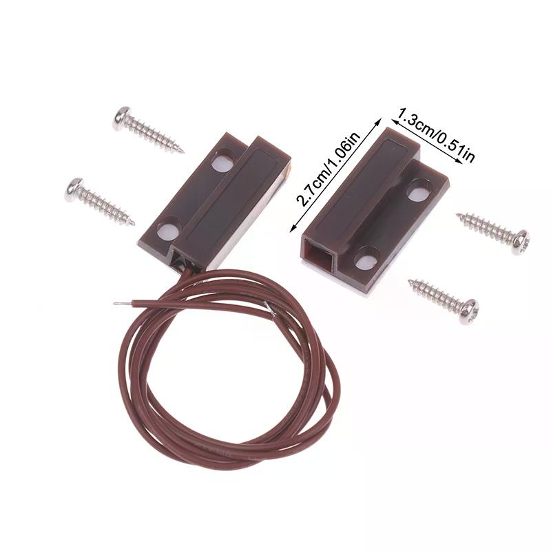 MC-38A Wired Door Window Sensor Magnetic Switch NC/NO Sensor Switch For Home Alarm System Detector Reed Switch