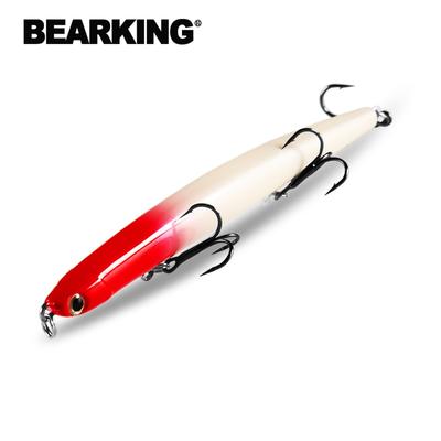 BEARKING Fishing Tackle Top Model Good Fishing Lures Hard Bait Minnow 4mixed Colors,  Pencil Bait 11cm 12g, Sinking