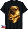 Schwarzer Mops heult den Mond an 90er Retro Tier Hundemama Haustier T-Shirt