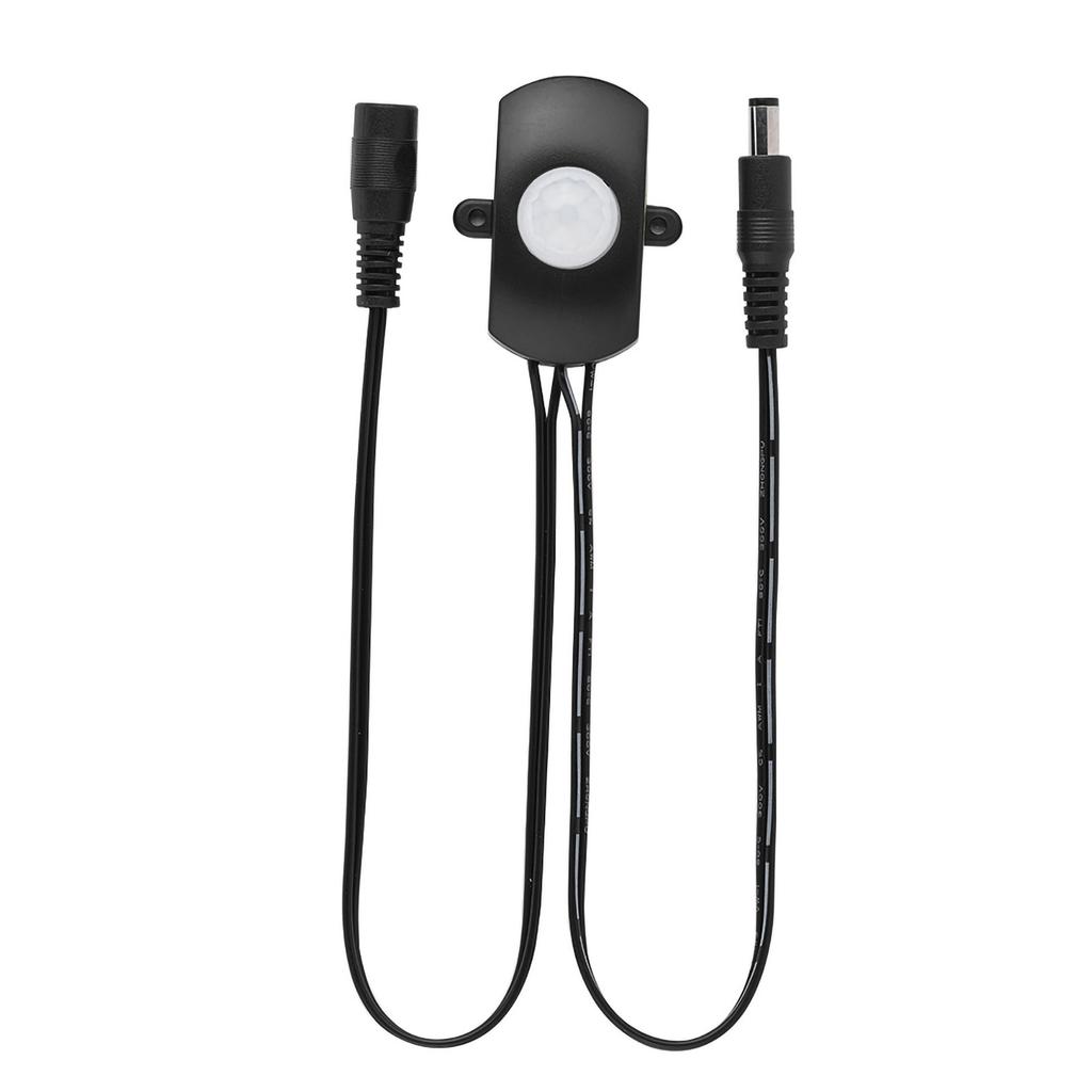 5A DC 6‑24V Mini PIR Infrarot Bewegungsmelder Detektor Schalter LED Streifen Automatischer Schalter Schwarz