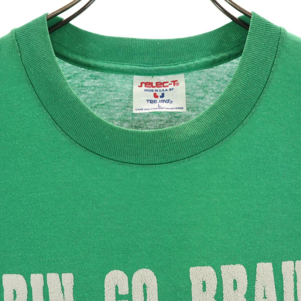 SELEC-T  Tee Jays 90s Made in USA Old Short sleeve T-shirt L green Men's Used