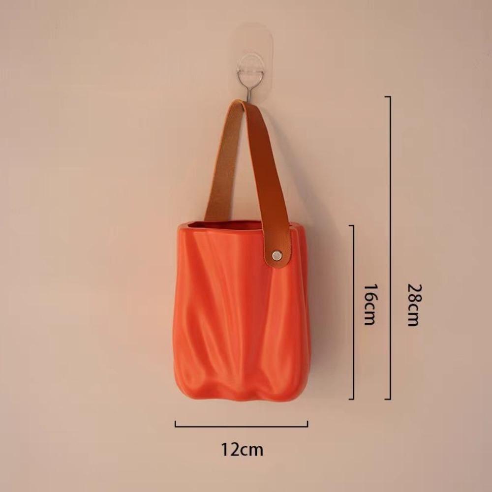 DIY Handbag Vase Handheld Vase Ornament New Niche Decoration  Household Supplies