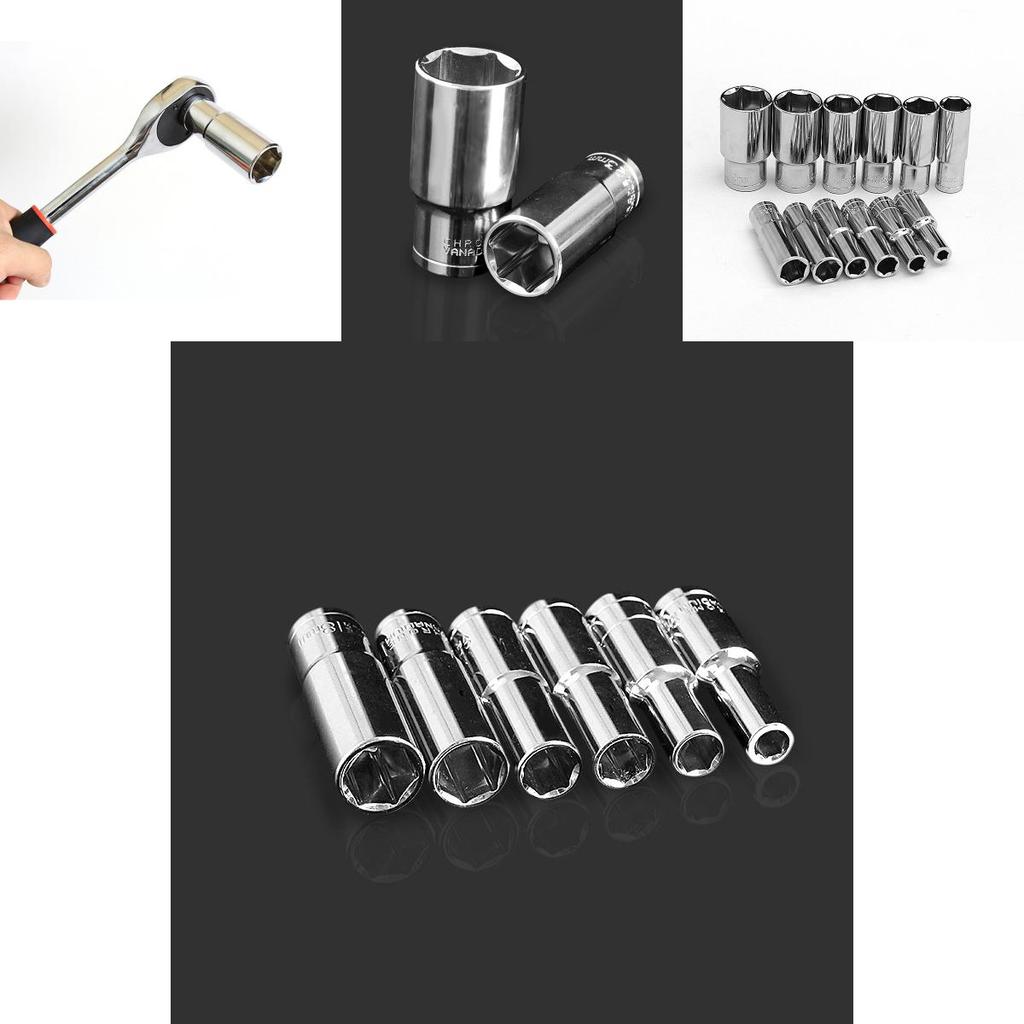 Premium 8 To 32 Mm Deep Impact Socket 1/2" Drive For Versatile Wrench Spanner Use