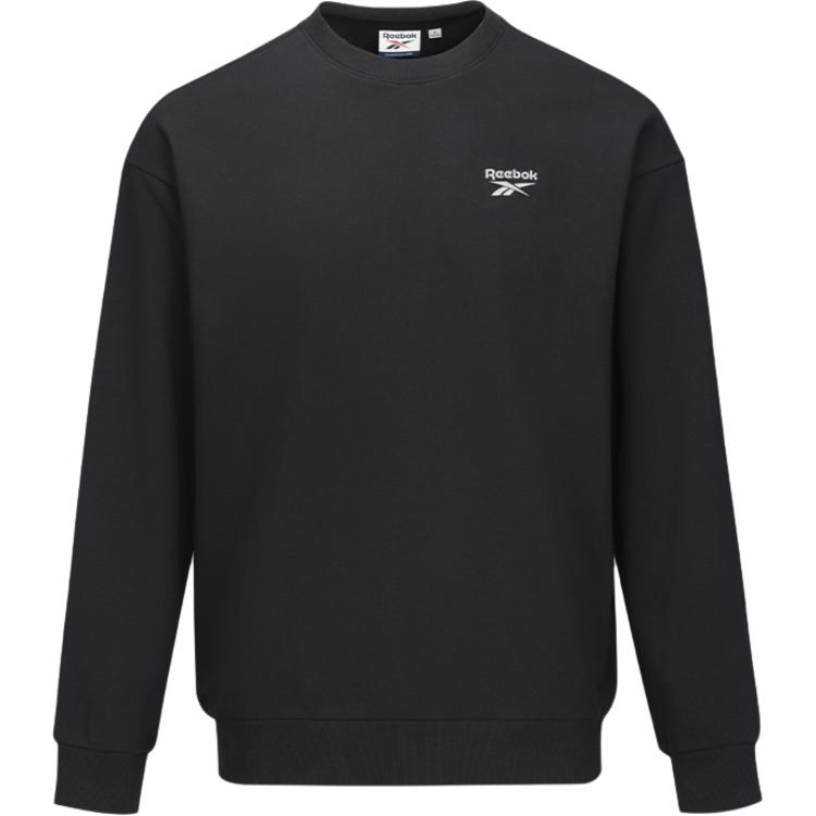 Reebok Unisex Vintage Logo Crewneck Sweatshirt Navy 24FRE301UGH0 XS