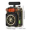 HRD-777 Full-Band Mini Radio with BT Speaker Portable AM FM Radio Creative Gyro Design Radio Emergency Radio for Indoor Outdoor