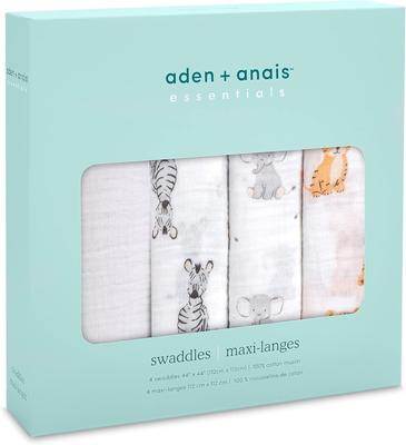 And Anay Swaddle J941B Safari Babes 112cm X 112cm [Aiden Essentials] Approx.