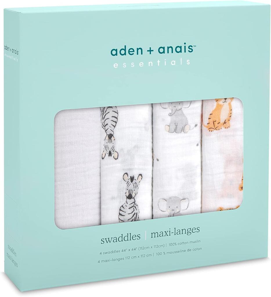 A Anay Swaddle J941B Safari Babes 112 cm x 112 cm [Aiden Essentials] Přibl.