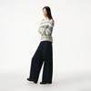 broadcast Simple Jacquard Loose Pullover Knit Sweater