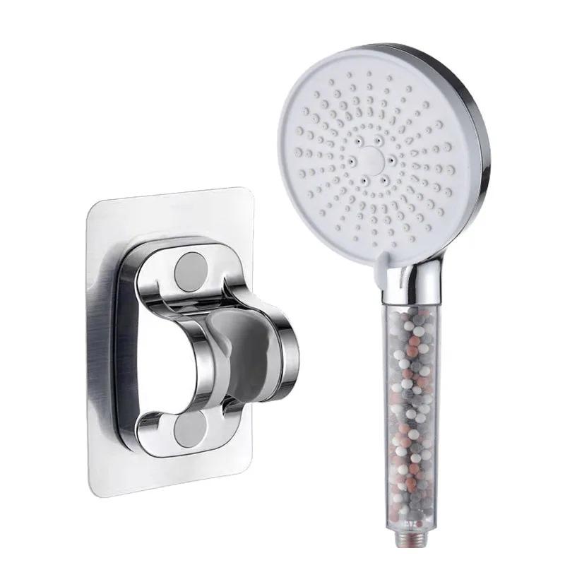 Adjustment 5-speed Water Filter Shower Head High Pressure Negative Ion Hard Water Softening Shower Head Set