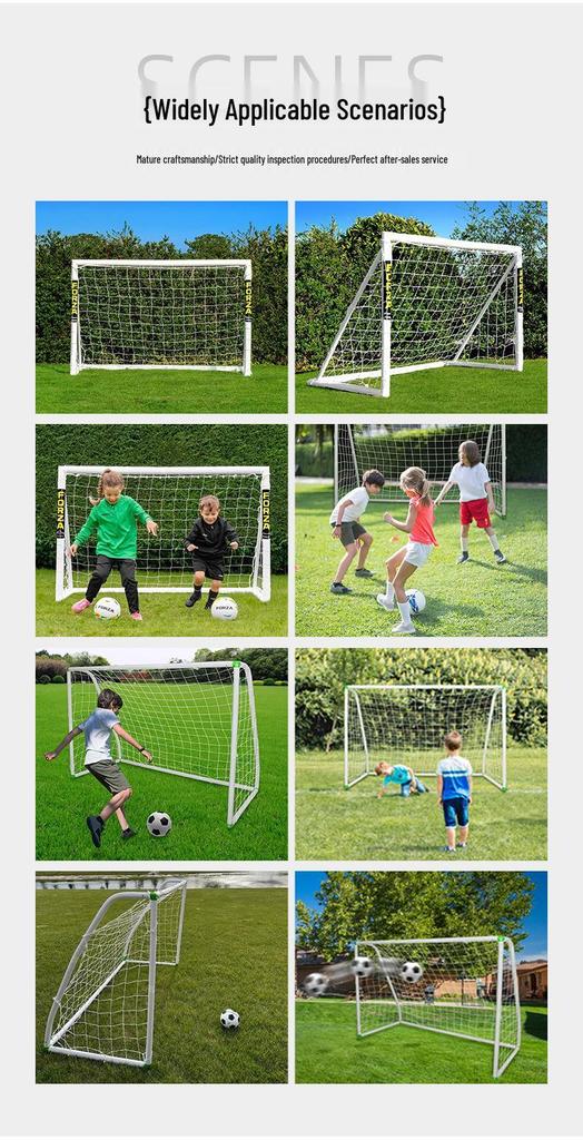 Polyethylene & Polypropylene Polyester Football Net for Training & Competition - 5/7/11-a-Side Goal Frame