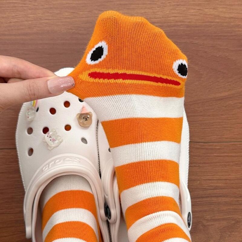 Sea worm character socks socks useless funny