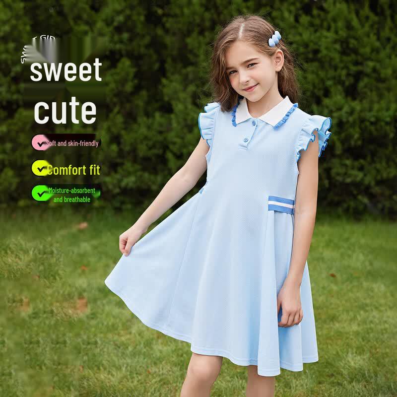 ABC KIDS Girls  School Style Polo Dress 120