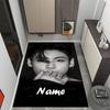 Bold Unique Style Customizable Name Carpet Design for Entryway Kitchen Foyer Decorate room Anti-slip Rug Anime Office Decor Best for Christmas