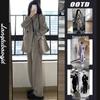 Women's Fashionable Slimming Loose-Fit Two-Piece Suit Jacket - Korean Style for Spring/Autumn 2026