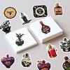 50PCS European Retro Gothic Apothecary Stickers, Creative Graffiti Decals for Laptop, Skateboard & Decoration
