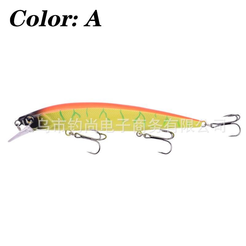 14cm/18.5g Realistic Sliding Weight Minnow Lure for Long Cast Aspius Fishing